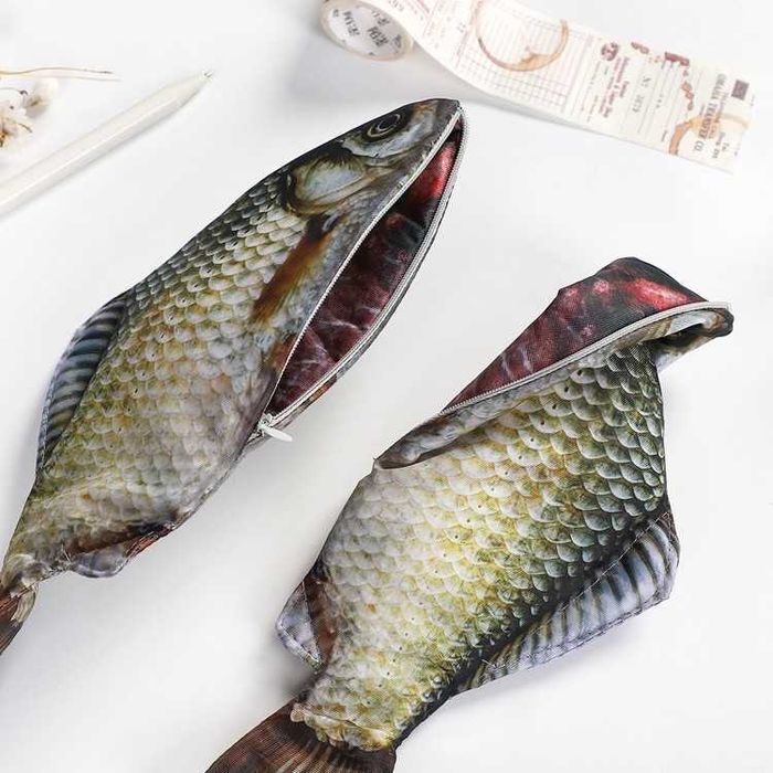 Пенал риба для ручок, пенал із зображенням риби Карась «fish 3d»