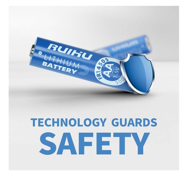20 sztuk x Baterie litowe RUIHU AA litowo-żelaznych 1,5V 3000mAh