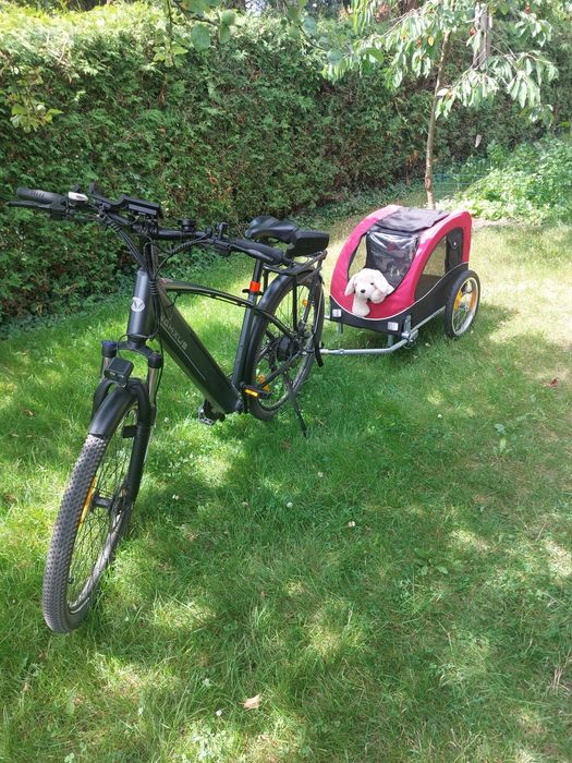 Przyczepka rowerowa Trixie dla psa do 22 kg.  Wysyłka.