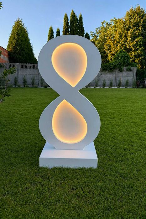 Ozdobna cyfra Led (ósemka)