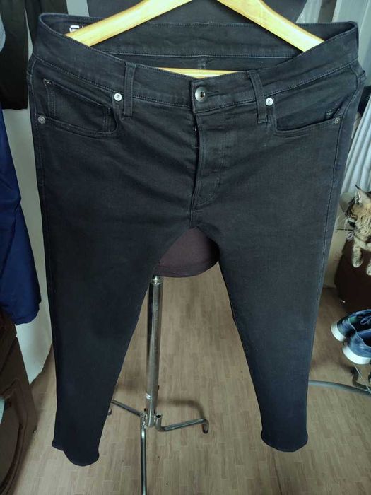 Джинсы G-star Raw slim jeans Holland w34 stretch black.