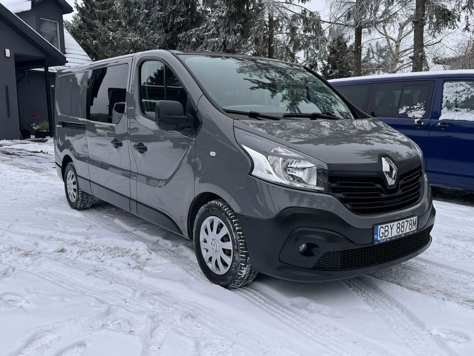 Renault TRAFIC LONG KLIMATYZACJA  Zarejestrowany Opłacony Gotowy do Pracy F- vat Marża