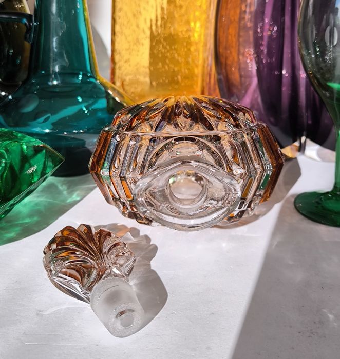 Karafka piękny stary kryształ