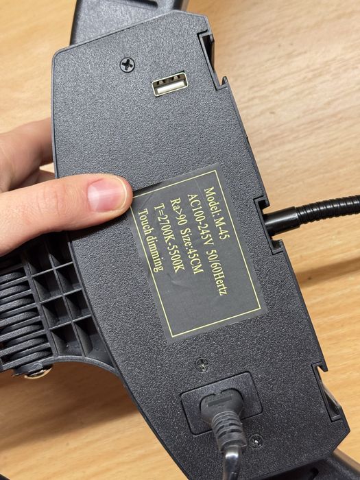 Лампа кільцева 45 см. зі штативом