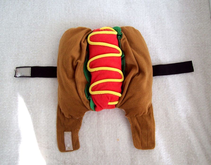 Костюм хот дог для собаки кота, окруж 56 см.