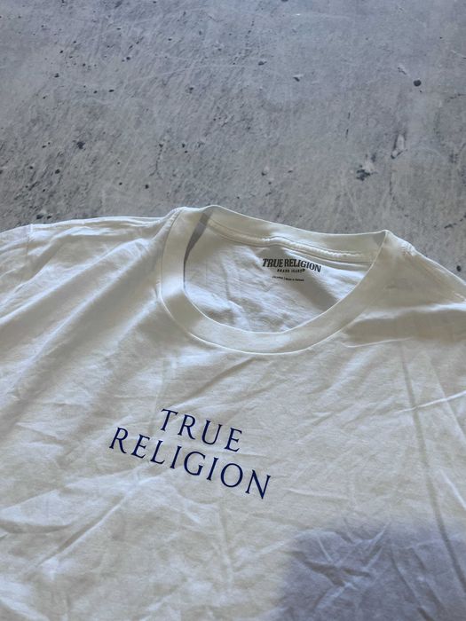 Biała koszulka True Religion Emblem Crew