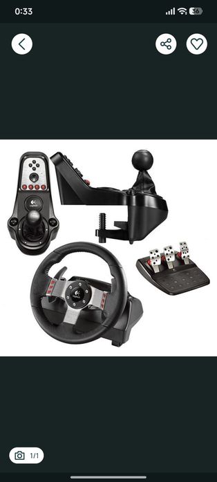 Продам руль ігровий Logitech g27