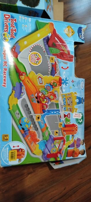 Tut tut autka garaż tor wyścigowy duży zestaw zamiana na LEGO