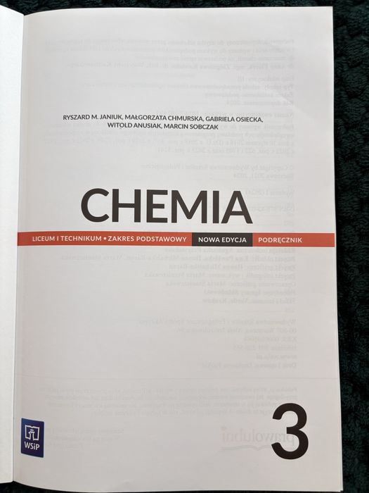 Chemia 3. Nowa edycja. WSiP