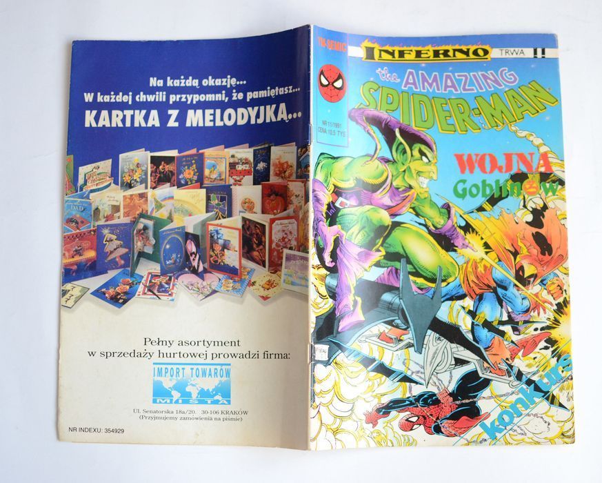 Spider-man 11/1991 tm semic komiks