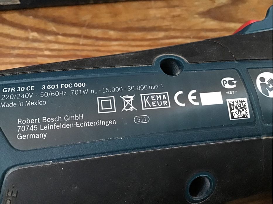Фрезер по керамічній плитці BOSCH GTR 30 CE Professional: 7 300 грн ...