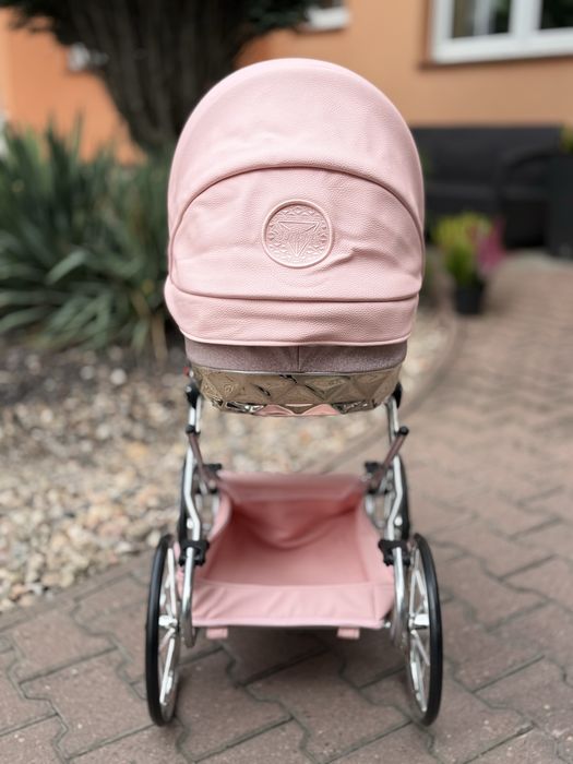 Wozek lalkowy Classic Glitter Premium dla lalek