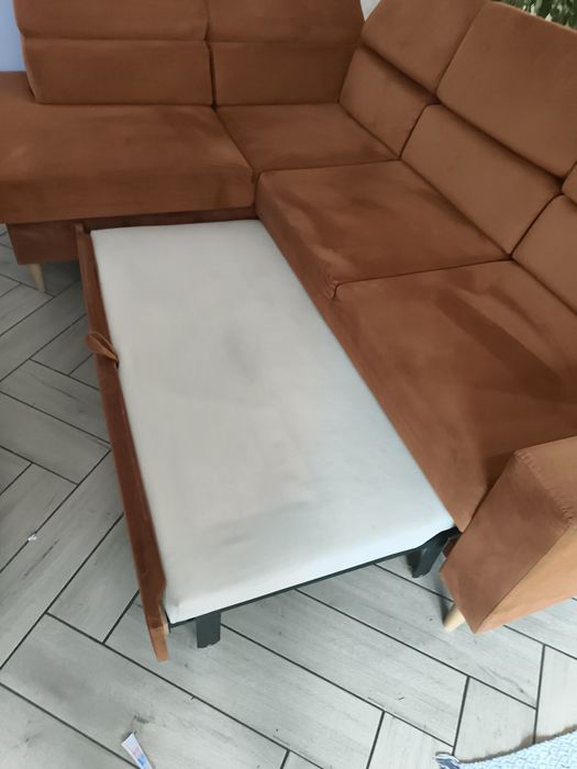 Narożnik .z funkcją spania