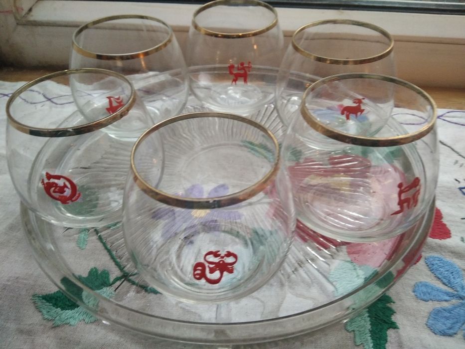 Стопки, рюмки, стаканы, графины,  СССР