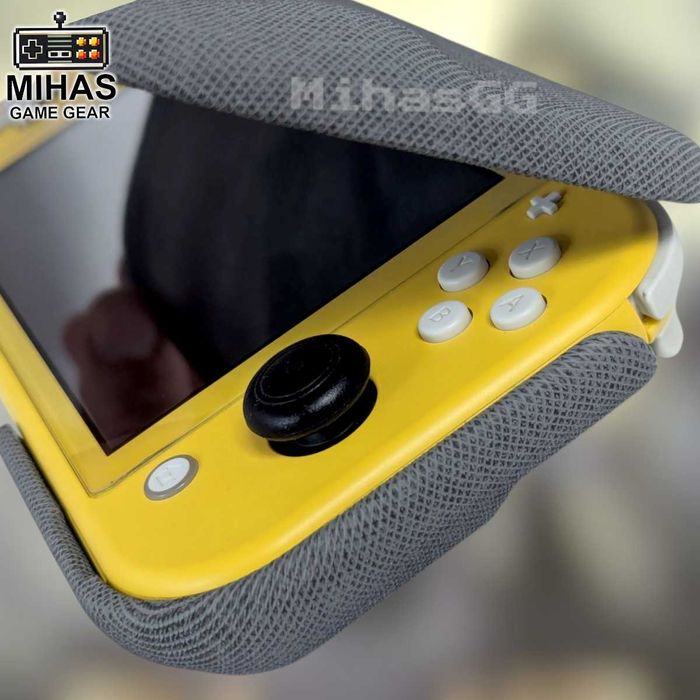 Набір 3в1 Чохол магнітний Nintendo Switch Lite фліп, скло, стіки