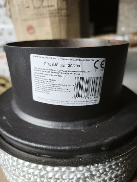 Kolano do komina spalinowego fi 160