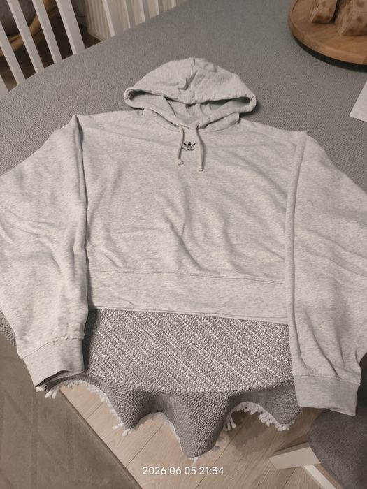 Bluza damska Adidas rozmiar 38 szara