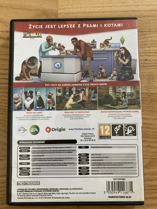 The SIMS 4 gra PC Psy i koty dodatek