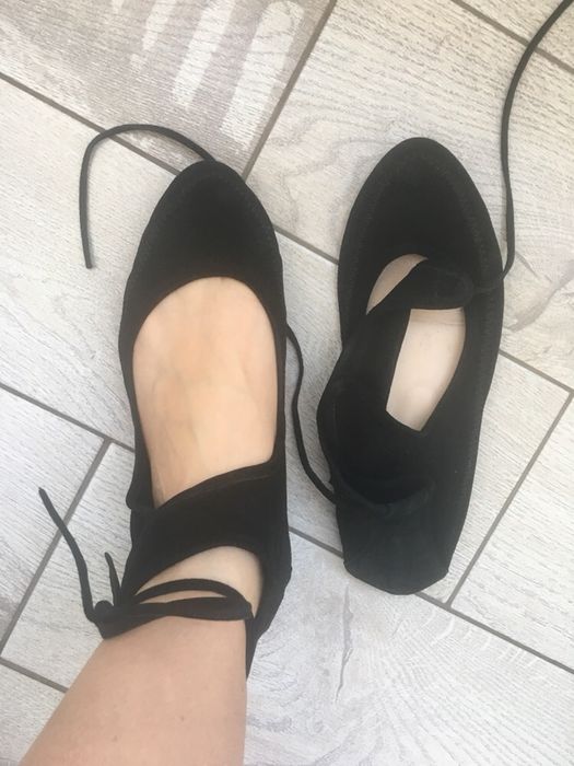 Балетки 37р замш