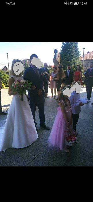 suknia ślubna 165 wzrost, 36 rozmiar