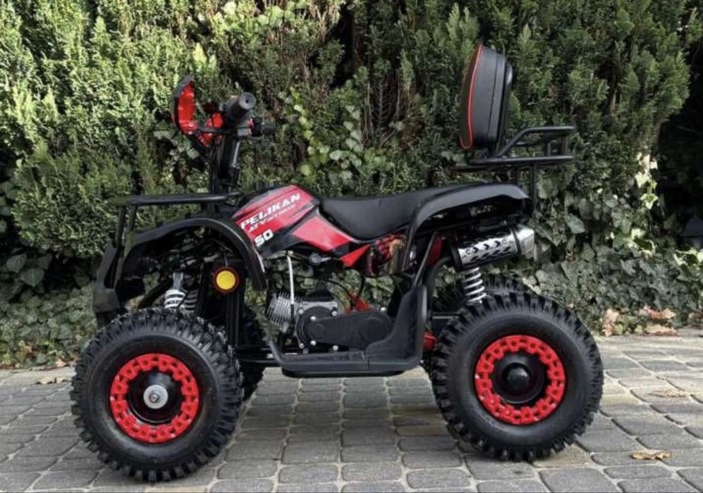 MINI QUAD Pelikan Torino 50CC Regulacja prędkości Oparcie Dostawa Raty