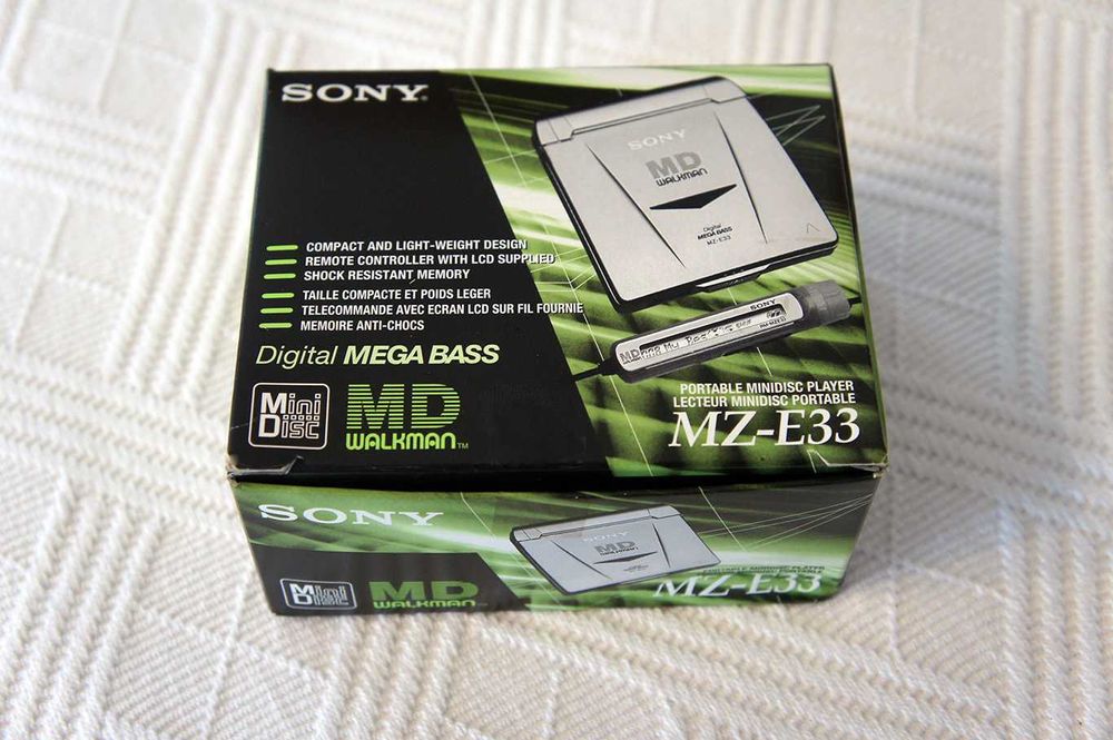 Minidisc Sony Portátil