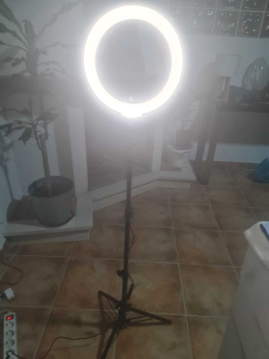 Ring light com tripé novo