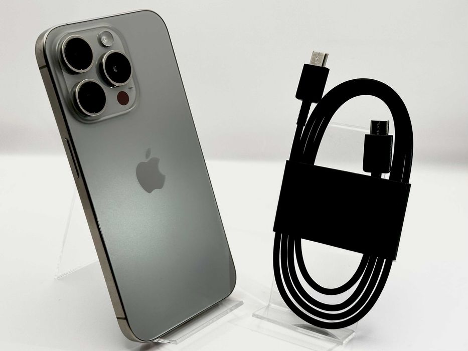 iPhone 15 Pro 128GB Szary | 24 Miesiące gwarancji | Bateria 100% | Tychy