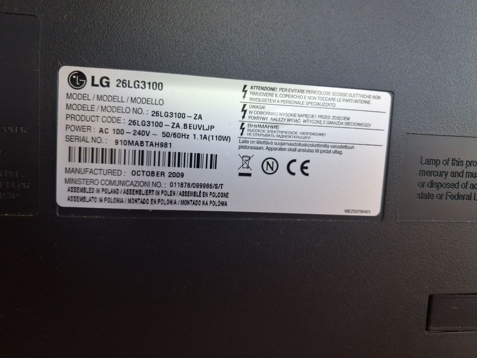 Telewizor LG 26"
