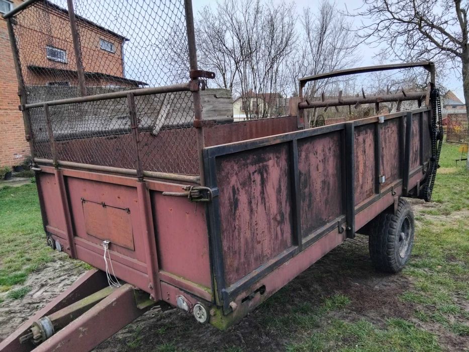 Rozrzutnik obornika 4t.,przyczepa,transport.