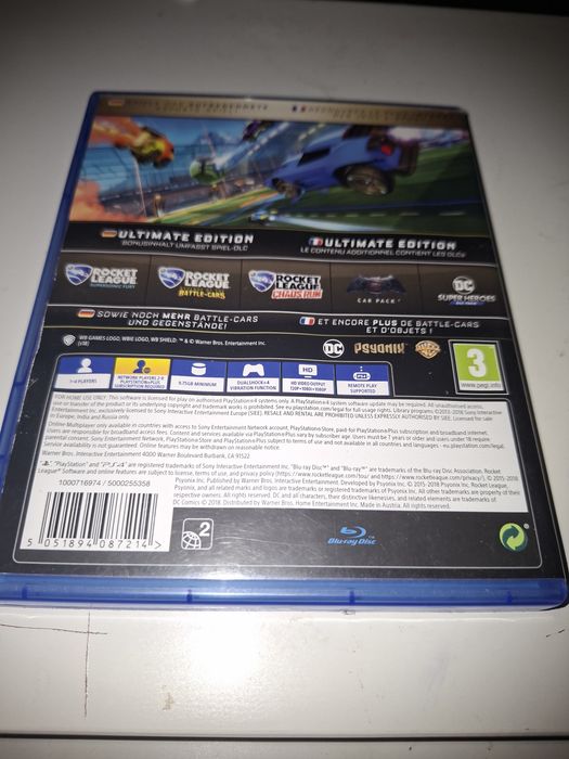 Jogo rocket league edição limitada