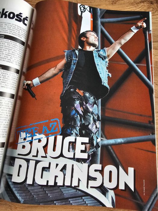 UNIKAT! Teraz Rock 6/2005 - Bruce Dickinson, Iron Maiden, Coldplay