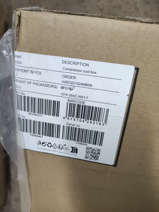 Lodówka kompresorowa Dometic CFX35 – NOWA, nieużywana, mrozi do -18°C