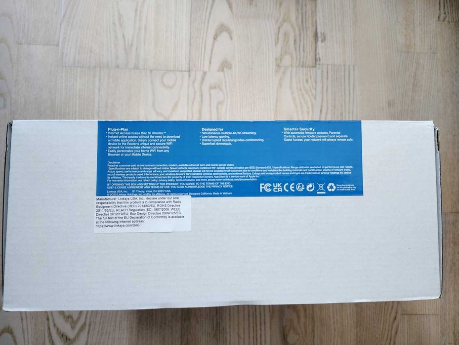 Роутер Linksys MX4300 (LN1301) 2GB RAM OpenWrt VPN Vless AdguadHome
