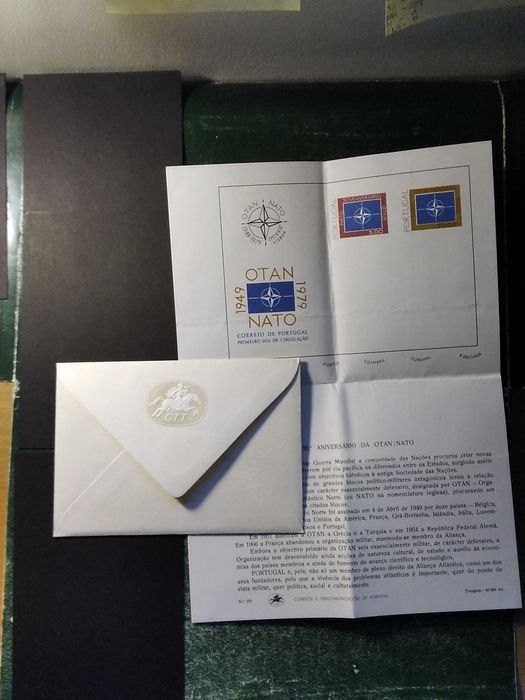 1979 FDC 30 Aniversário Da OTAN MNH **