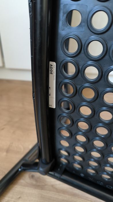 2 krzesła Ikea Adde czarne