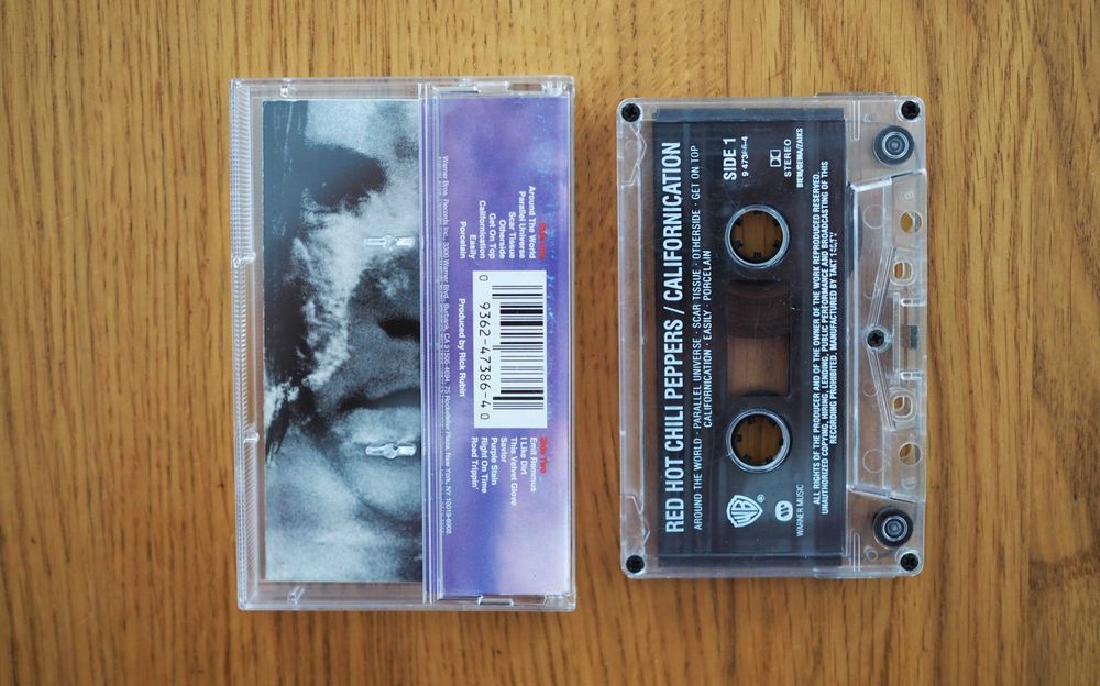 Red Hot Chili Peppers, Californication, kaseta