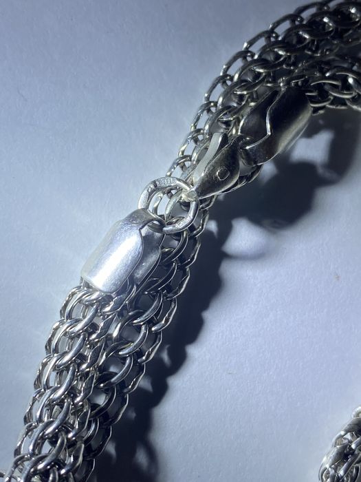 Срібна цепочка плетіння Пітон..55см 31гр.