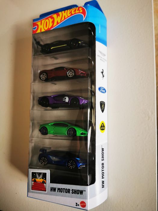 Hw Motor Show Pack 5x Hot Wheels 2025