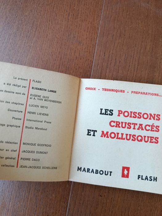 Je prépare.. les poissons, crustáceos, mollusques