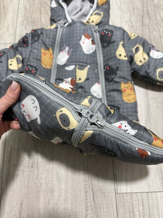 Комбінезон-кокон дитячий теплий від 0 до 1 року. Новий