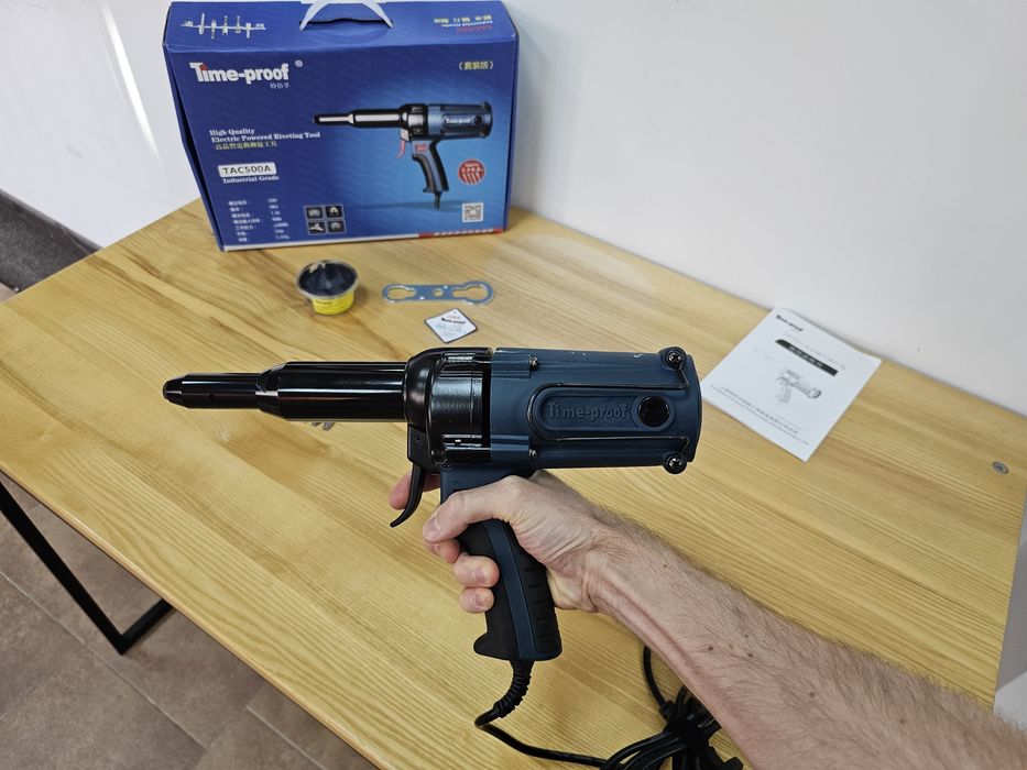 Заклепочник 3.2-5.0мм ТАС500 Time-proof Новий +Ремкомплек Оригінал