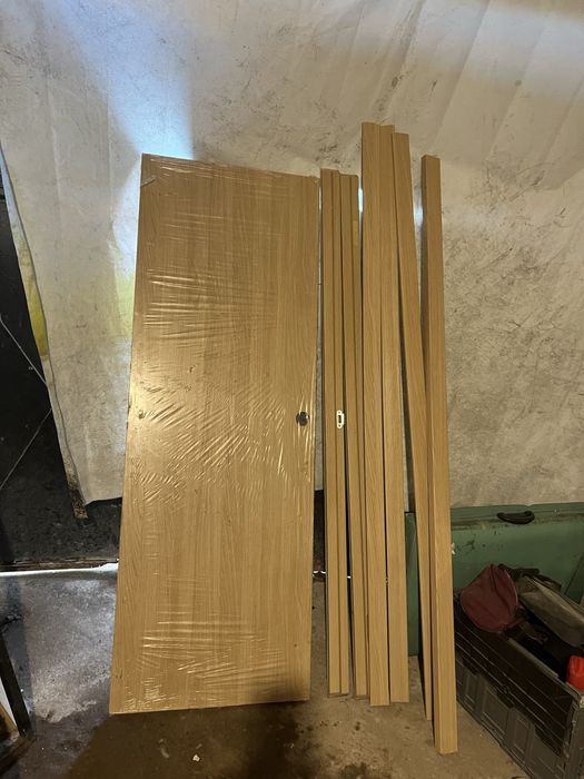 Porta de madeira de correr