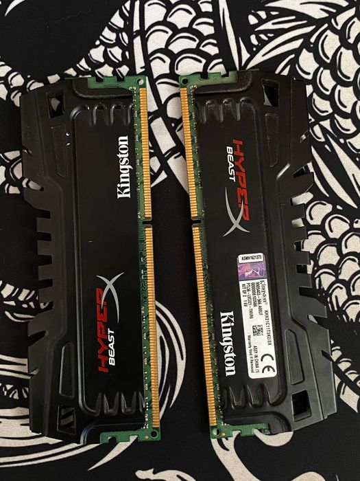 ОЗУ Kingston DDR3 8 GB (4GBx2) 2400 Mhz CL11 KHX24C11T3K2/8