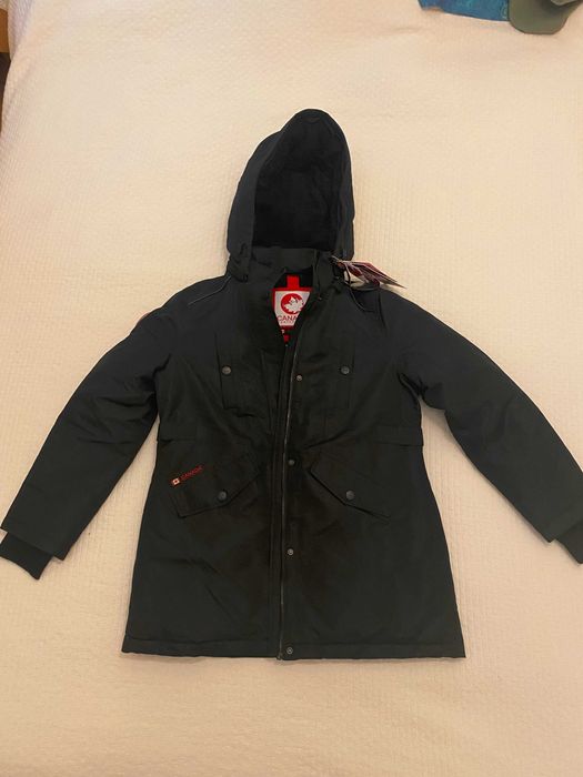 Kurtka zimowa Canada Weathergear rozmiar M bardzo ciepła czarna