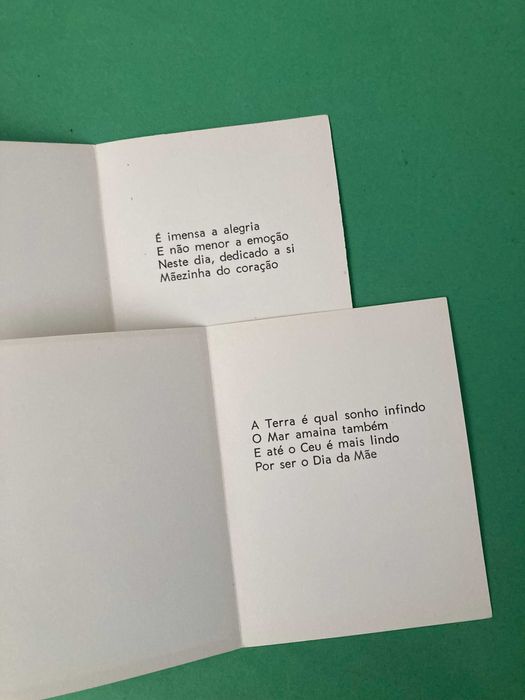 Lote 2 Postais Dia da Mãe Anos 50/60