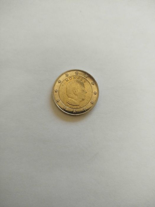 Moeda 2 Euros Mónaco 2012