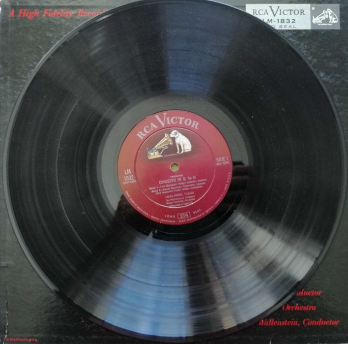 Tchaikovsky Concerto - por Jascha Heifetz (Ed. RCA Victor; EUA; 1955)