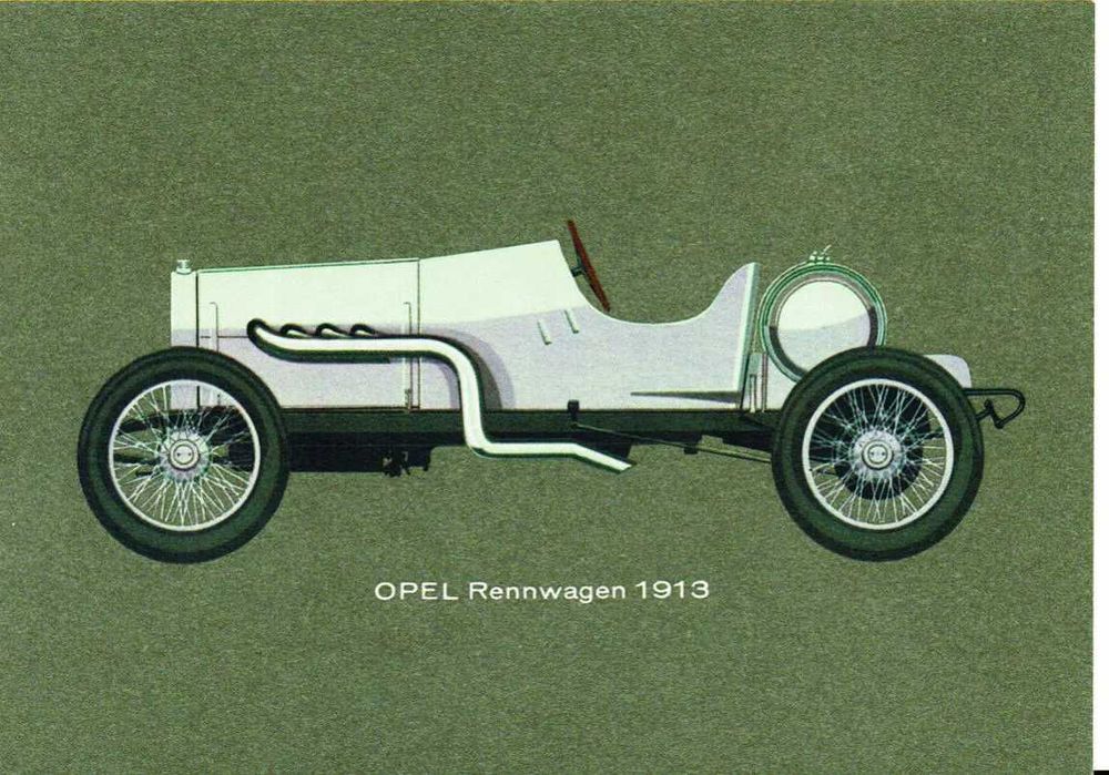 5 x General Motors Original Postais anos 60 - ORIGINAIS