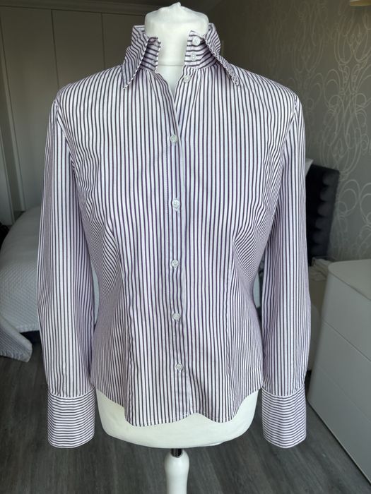 Project CLASSICO • koszula damska ze srebrną nitką S